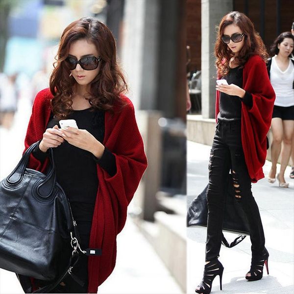 oversized cape poncho women wholesale sweater summer autumn cardigan feminino long sleeve knit coat, White;black
oversized cape poncho women wholesale sweater summer autumn cardigan feminino long sleeve knit coat, White;black