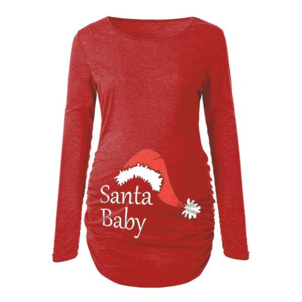 maternity & tees women's print christmas side ruched long sleeve pregnancy clothes sweatshirt ropa, White
maternity & tees women's print christmas side ruched long sleeve pregnancy clothes sweatshirt ropa, White