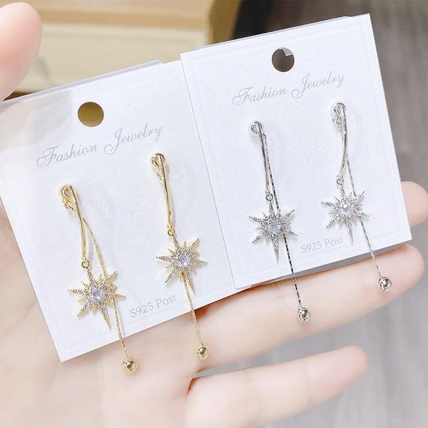 stud exquisite 14k gold plated star earrings for women luxury zircon cz long gift, Golden;silver
stud exquisite 14k gold plated star earrings for women luxury zircon cz long gift, Golden;silver