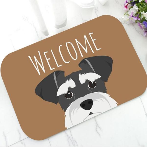 cushion/decorative pillow funny schnauzer dog portrait welcome doormat cute dogs door mat for bathroom kitchen floor rug carpet puppy home d
cushion/decorative pillow funny schnauzer dog portrait welcome doormat cute dogs door mat for bathroom kitchen floor rug carpet puppy home d