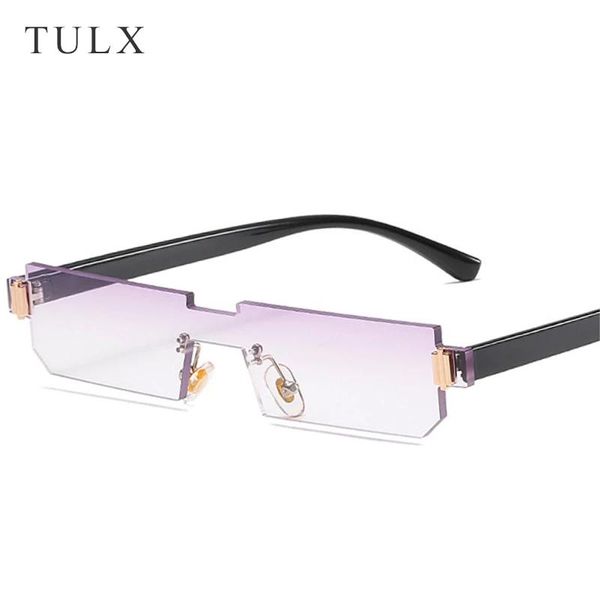 sunglasses fashion small rectangle women retro rimless one piece pink gradient eyewear shades uv400 men trending sun glasses, White;black
sunglasses fashion small rectangle women retro rimless one piece pink gradient eyewear shades uv400 men trending sun glasses, White;black