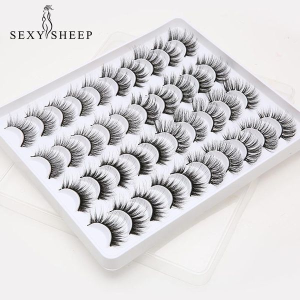 8/20 pairs 3d faux mink hair false eyelashes natural long /thick crisscross full strip lashes handmade1
8/20 pairs 3d faux mink hair false eyelashes natural long /thick crisscross full strip lashes handmade1