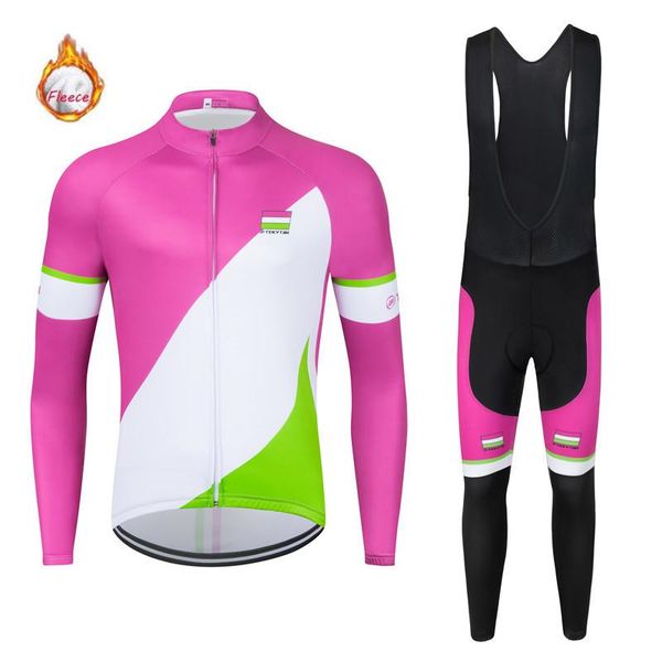 racing sets 2021 women 's clothes cycling jersey set winter clothing mountain bike wear maillot ropa ciclismo mujer, Black;blue
racing sets 2021 women 's clothes cycling jersey set winter clothing mountain bike wear maillot ropa ciclismo mujer, Black;blue