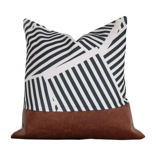 pillow case high-quality stitching pattern cover cushion artificial leather throw covers fashion comfortable for sofa
pillow case high-quality stitching pattern cover cushion artificial leather throw covers fashion comfortable for sofa