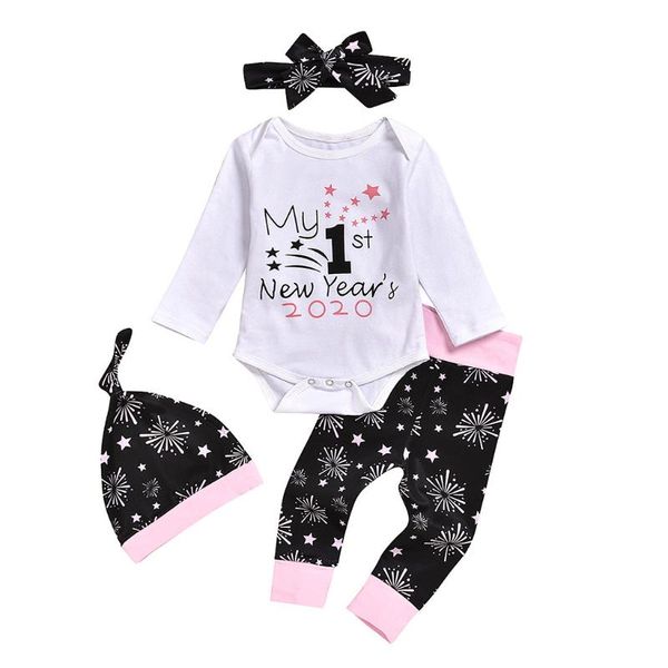 born baby girls clothes year letter print bodysuit+ pants+hat +headband 4pcs sets infant cartoon outfits #lr2 clothing, White
born baby girls clothes year letter print bodysuit+ pants+hat +headband 4pcs sets infant cartoon outfits #lr2 clothing, White