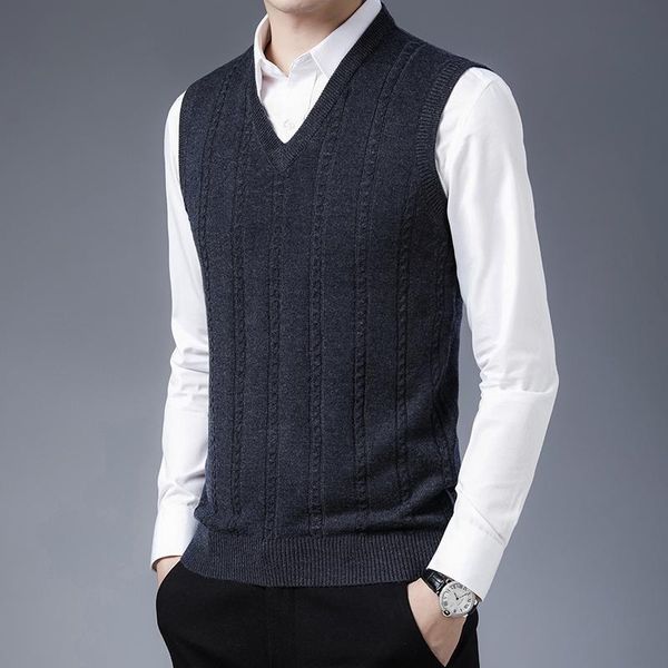 casual loose man sweaters fashion winter pullover knitted vintage harajuku pull hiver men's clothing db60my vests, Black;white
casual loose man sweaters fashion winter pullover knitted vintage harajuku pull hiver men's clothing db60my vests, Black;white