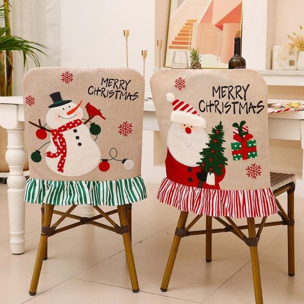chair covers 2022 santa back cover snowman dining kitchen table decor christmas decoration
chair covers 2022 santa back cover snowman dining kitchen table decor christmas decoration