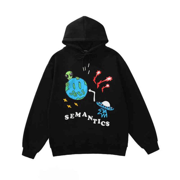 21ss men's women's hooded sweatshirts, harajuku style, vintage, brown, kpop letter, Black
21ss men's women's hooded sweatshirts, harajuku style, vintage, brown, kpop letter, Black