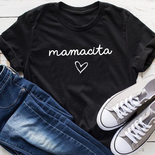 women's t-shirt love heart mamacita korean womens clothing cotton short sleeve girl tee ulzzang harajuku women tshirt drop, White
women's t-shirt love heart mamacita korean womens clothing cotton short sleeve girl tee ulzzang harajuku women tshirt drop, White