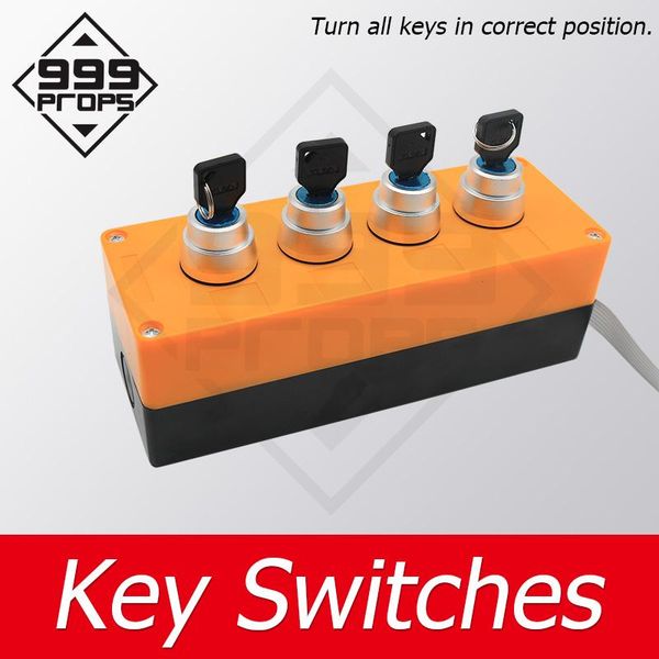 several holes key switch escape room prop find and turn all keys to right position unlock game manufacture alarm systems
several holes key switch escape room prop find and turn all keys to right position unlock game manufacture alarm systems