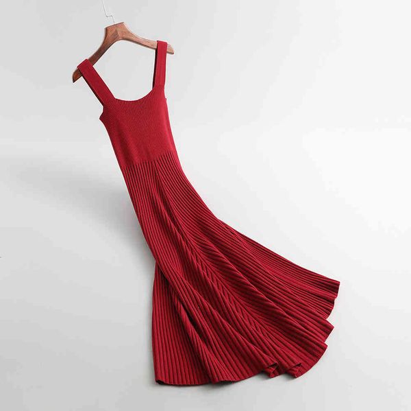 dress Spring Sleeveless Stretch Long Elegant Women Pure Color Knitted Maxi Dress Vestidos, Black;gray
dress Spring Sleeveless Stretch Long Elegant Women Pure Color Knitted Maxi Dress Vestidos, Black;gray