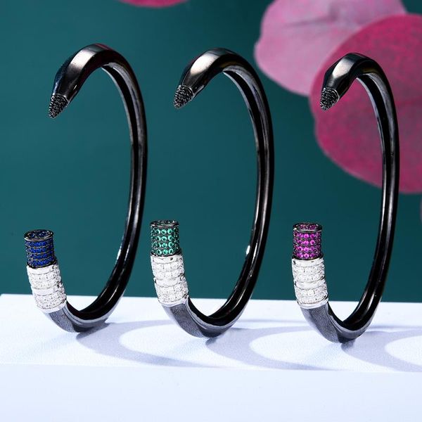 bangle godki trendy pencil designs cuff for women wedding full cubic zircon crystal cz dubai silver color party bracelet 2021, Black
bangle godki trendy pencil designs cuff for women wedding full cubic zircon crystal cz dubai silver color party bracelet 2021, Black