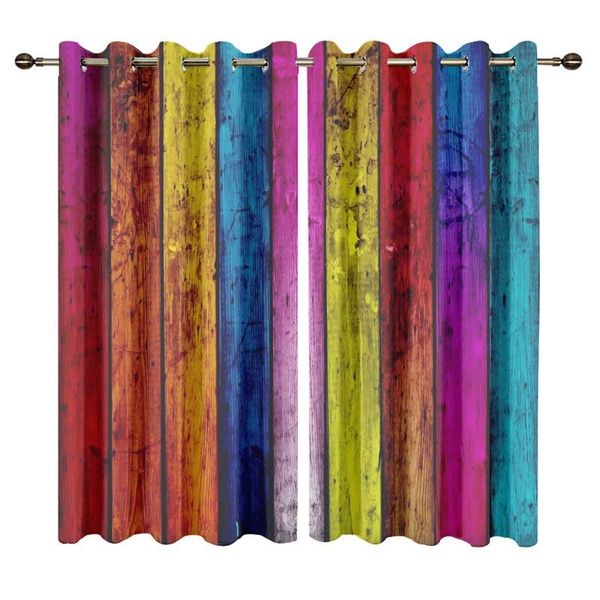 curtain & drapes colorful wood stripes printed window curtains for living room bedroom custom treatment darkening 
curtain & drapes colorful wood stripes printed window curtains for living room bedroom custom treatment darkening