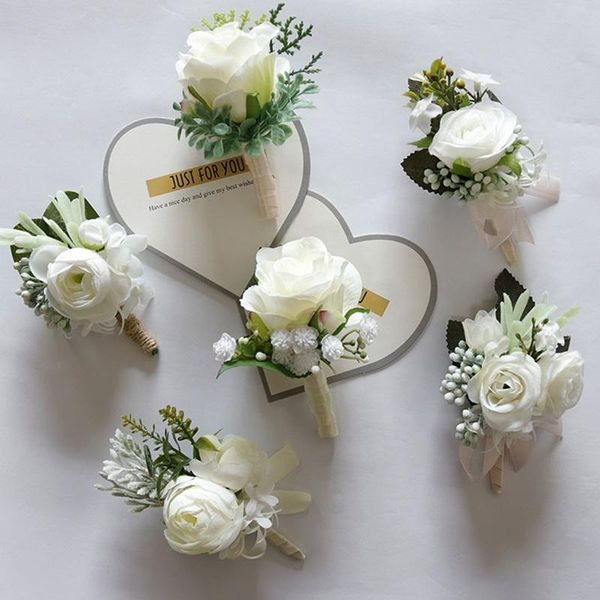 decorative flowers & wreaths wedding brooch wrist bracelet bridesmaid man bridegroom white silk rose pparty supplies
decorative flowers & wreaths wedding brooch wrist bracelet bridesmaid man bridegroom white silk rose pparty supplies