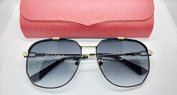 designed pilot gradient sunglasses 62-14-145 uv400 hd lens quality lightweight metal full-rim fashion frames, Black
designed pilot gradient sunglasses 62-14-145 uv400 hd lens quality lightweight metal full-rim fashion frames, Black