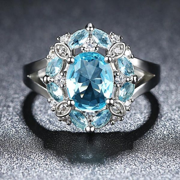 wedding rings simple gorgeous silver colour lake blue crystal flower for women engagement wistful jewelry, Slivery;golden
wedding rings simple gorgeous silver colour lake blue crystal flower for women engagement wistful jewelry, Slivery;golden