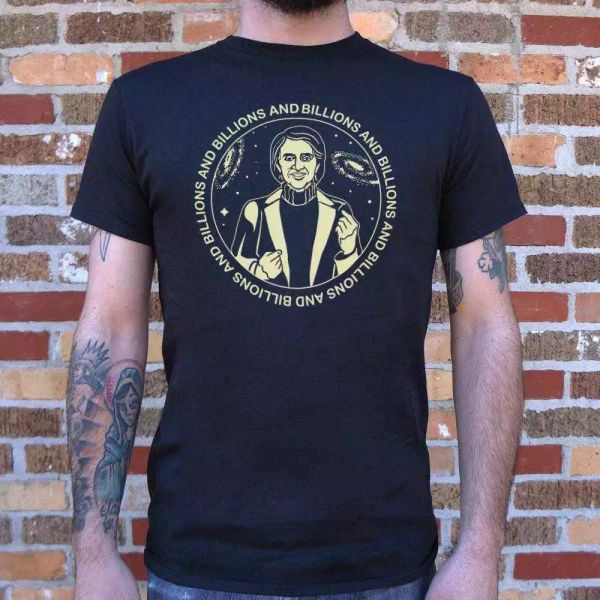 carl sagan billions and billions t-shirt | short sleeve graphic tee, White;black
carl sagan billions and billions t-shirt | short sleeve graphic tee, White;black