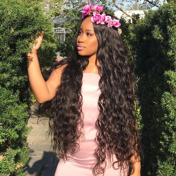 wet and wavy lace front wig transparent curly frontal wigs 180% t part brazilian water wave human hair wigs1, Black;brown
wet and wavy lace front wig transparent curly frontal wigs 180% t part brazilian water wave human hair wigs1, Black;brown