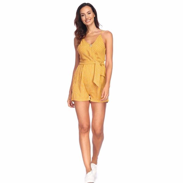 yellow women playsuit short body feminino casual backless bow tie dot striped sleeveless rompers 4 colors women's jumpsuits, Black;white
yellow women playsuit short body feminino casual backless bow tie dot striped sleeveless rompers 4 colors women's jumpsuits, Black;white