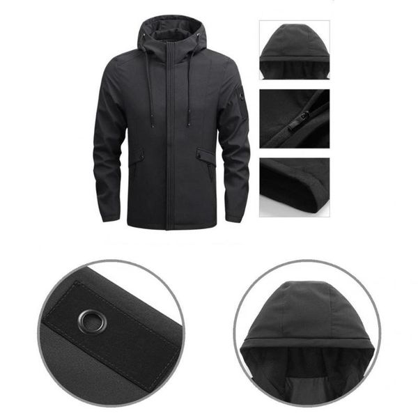 men's jackets comfortable stylish hooded drawstring windproof jacket lining pockets male thin type outerwear, Black;brown
men's jackets comfortable stylish hooded drawstring windproof jacket lining pockets male thin type outerwear, Black;brown