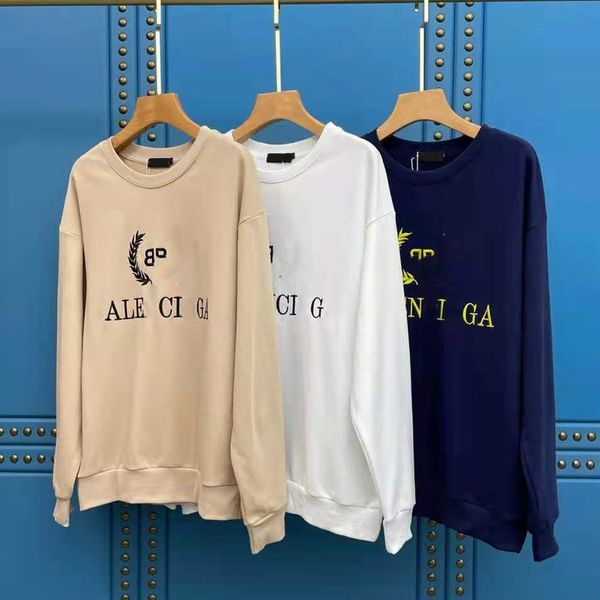 2021 autumn new letter wheat ear embroidery round neck loose leisure slim youth vitality couple sweater, Black
2021 autumn new letter wheat ear embroidery round neck loose leisure slim youth vitality couple sweater, Black