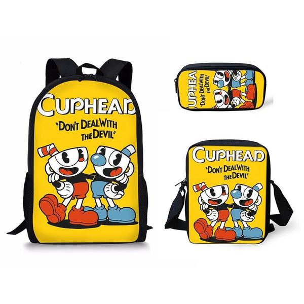 school bags 2021 kid's cuphead game mugman pattern mochila students backpack shoulder bag travel for teenagers casual
school bags 2021 kid's cuphead game mugman pattern mochila students backpack shoulder bag travel for teenagers casual