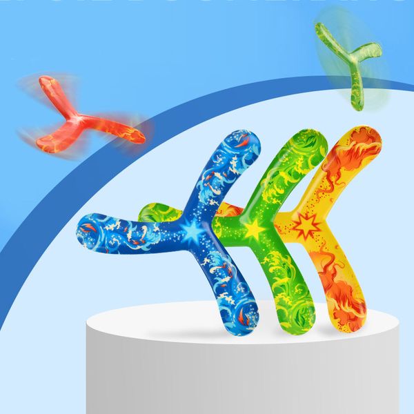 1pcs outdoor sport three-leaf boomerang childrens throw toys nice gift early educational toys kids boomerang toy
1pcs outdoor sport three-leaf boomerang childrens throw toys nice gift early educational toys kids boomerang toy