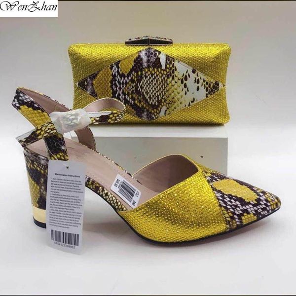 dress shoes yellow african matching and bags italian in women to match with rhinestones c210-2, Black
dress shoes yellow african matching and bags italian in women to match with rhinestones c210-2, Black