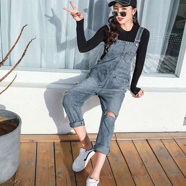 women's jumpsuits & rompers trends 2021 jean jumpsuit for ladies hole pocket harem jeans hippie denim overalls women dungarees os108, Black;white
women's jumpsuits & rompers trends 2021 jean jumpsuit for ladies hole pocket harem jeans hippie denim overalls women dungarees os108, Black;white