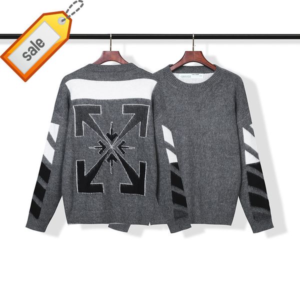 autumn winter off new 2021 mohair arrow cross pattern casual round neck knitted sweater men's and women's hair, White;black
autumn winter off new 2021 mohair arrow cross pattern casual round neck knitted sweater men's and women's hair, White;black