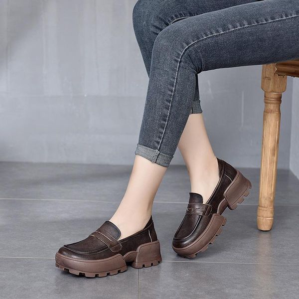 dress shoes birkuir genuine leather platform 2021 loafers square toe handmade spring autumn slip on leisure concise ladies, Black
dress shoes birkuir genuine leather platform 2021 loafers square toe handmade spring autumn slip on leisure concise ladies, Black