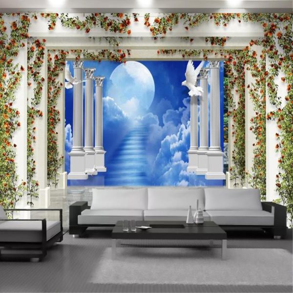 wallpapers modern mural 3d wallpaper floral european roman column expanding space fantasy ladder living room bedroom painting
wallpapers modern mural 3d wallpaper floral european roman column expanding space fantasy ladder living room bedroom painting