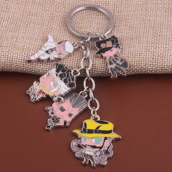 10pcAnime JOJO Bizarre Adventure Keychain Kujo Jotaro Kira Yoshikage Caesar Metal Figure Pendent Keyring For Fans Collection Gift
10pcAnime JOJO Bizarre Adventure Keychain Kujo Jotaro Kira Yoshikage Caesar Metal Figure Pendent Keyring For Fans Collection Gift