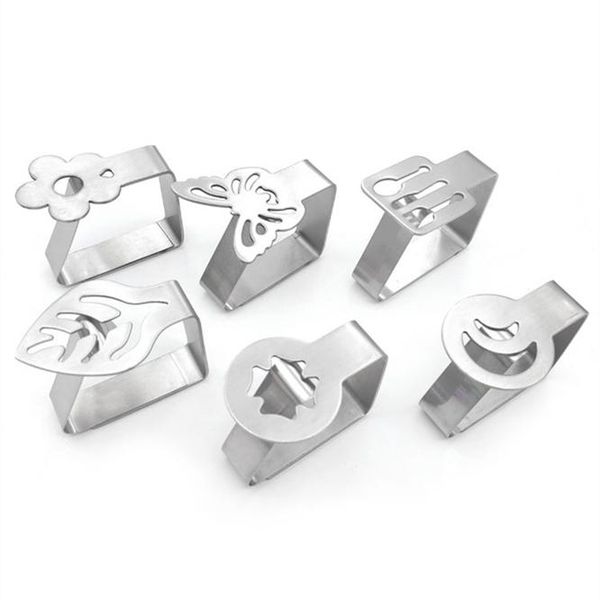table cloth 4pcs creative pattern stainless steel tablecloth clip clamps holder for party wedding cover home
table cloth 4pcs creative pattern stainless steel tablecloth clip clamps holder for party wedding cover home