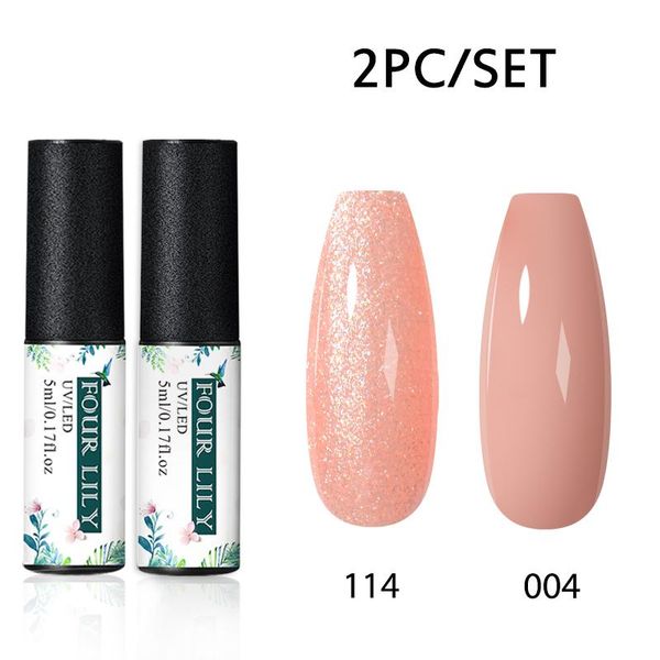 nail gel 2pcs rose gold glitter polish set nude color semi permanent varnish soak off nails base coat, Red;pink
nail gel 2pcs rose gold glitter polish set nude color semi permanent varnish soak off nails base coat, Red;pink