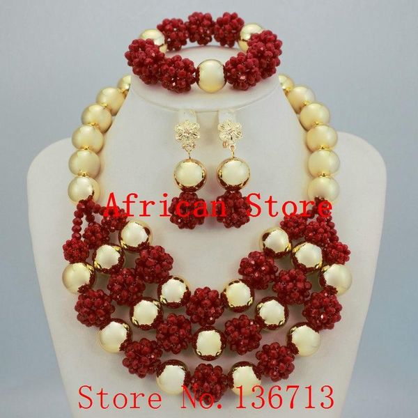 earrings & necklace african costume jewelry set big nigerian wedding bridal crystal beads bracelet bc323-4, Silver
earrings & necklace african costume jewelry set big nigerian wedding bridal crystal beads bracelet bc323-4, Silver