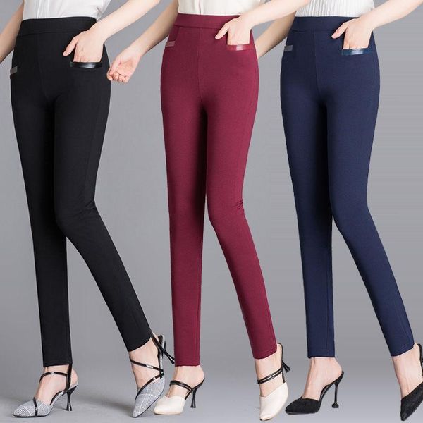 women's pants & capris 2021 spring trousers black leggings full length ladies elastic pencil casual slim 4xl, Black;white
women's pants & capris 2021 spring trousers black leggings full length ladies elastic pencil casual slim 4xl, Black;white