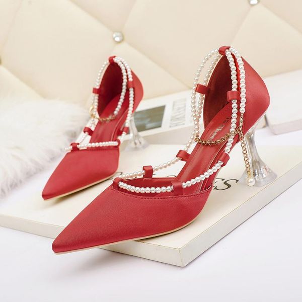 sandals europe and united states pointed pump high heels satin banquet beaded women's with stiletto, Black
sandals europe and united states pointed pump high heels satin banquet beaded women's with stiletto, Black