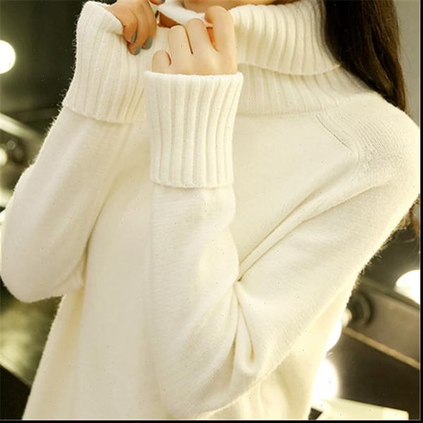women oversize sweaters basic knitted turtleneck sweater female solid collar pullovers warm arrival, White;black
women oversize sweaters basic knitted turtleneck sweater female solid collar pullovers warm arrival, White;black