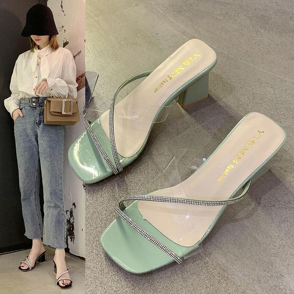 slippers summer fashion serpentine women mules high heels sandals pointed open-toed heel quality shoes, Black
slippers summer fashion serpentine women mules high heels sandals pointed open-toed heel quality shoes, Black