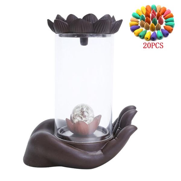 fragrance lamps zen incense burner glass cove led crystal ball mountain shape waterfall censer bergamot lotus backflow
fragrance lamps zen incense burner glass cove led crystal ball mountain shape waterfall censer bergamot lotus backflow