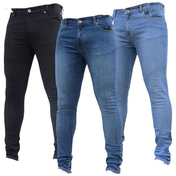 men's jeans for men slim fit casual stretch denim trousers 2021 autumn winter classic fashion streetwear pencil pants clothing, Blue
men's jeans for men slim fit casual stretch denim trousers 2021 autumn winter classic fashion streetwear pencil pants clothing, Blue