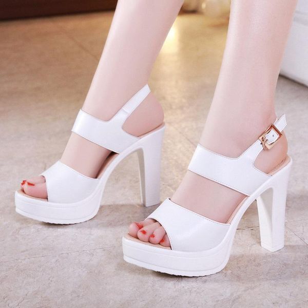 sandals cheongsam show women's high heel hentian waterproof platform thick black fish mouth large
sandals cheongsam show women's high heel hentian waterproof platform thick black fish mouth large