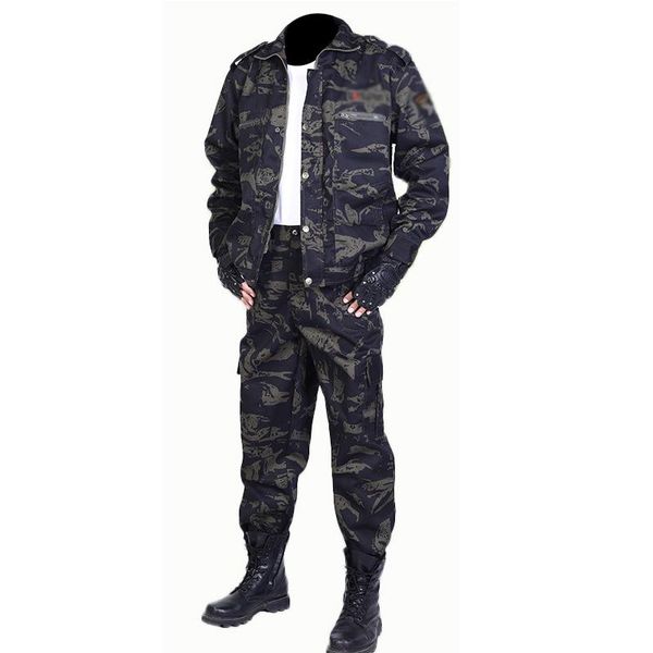 men's tracksuits 2021 spring and autumn camouflage suits outdoor sports overalls wear-resistant labor insurance set, Gray
men's tracksuits 2021 spring and autumn camouflage suits outdoor sports overalls wear-resistant labor insurance set, Gray