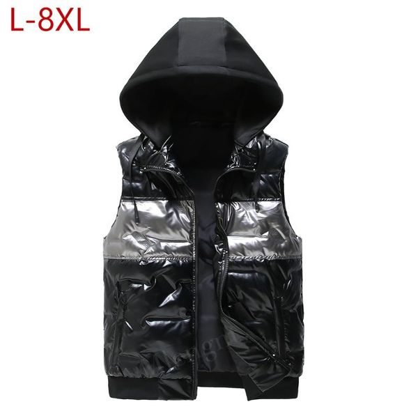 men's vests winter men vest windproof hat detachable warm waistcoat thick parka waterproof sleeveless jacket travel plus large size 8xl, Black;white
men's vests winter men vest windproof hat detachable warm waistcoat thick parka waterproof sleeveless jacket travel plus large size 8xl, Black;white