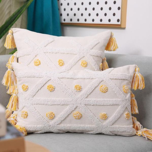cushion/decorative pillow yellow ivory tufted cushion cover 45x45cm/30x50cm decorative boho style tassles case for home decoration
cushion/decorative pillow yellow ivory tufted cushion cover 45x45cm/30x50cm decorative boho style tassles case for home decoration