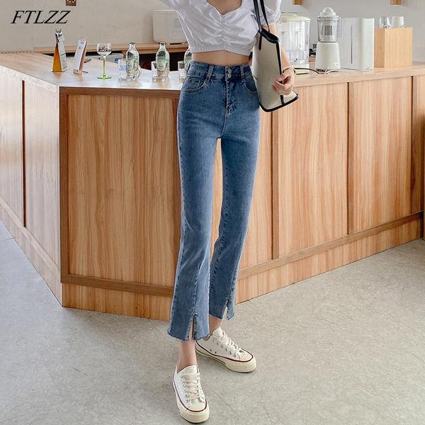 women's jeans ftlzz spring summer women vintage skinny high waist ankle-length casual female elastic split ins ladies denim pants, Blue
women's jeans ftlzz spring summer women vintage skinny high waist ankle-length casual female elastic split ins ladies denim pants, Blue