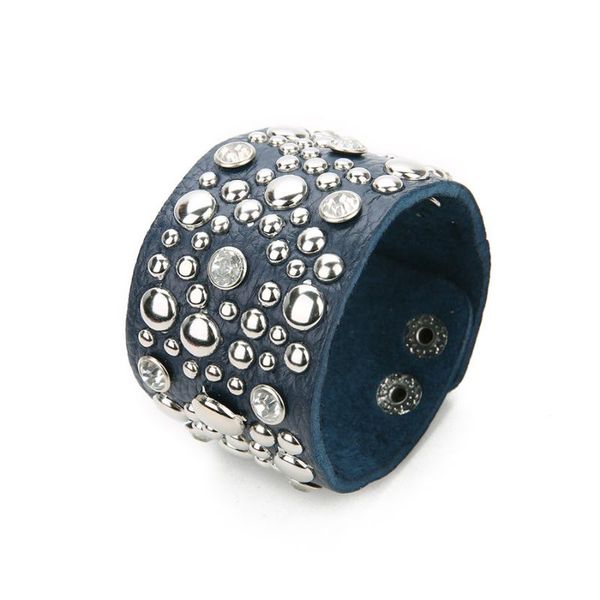 charm bracelets lacoogh size rivet leather punk bracelet for women long 22cm bangles femme fashion jewelry, Golden;silver
charm bracelets lacoogh size rivet leather punk bracelet for women long 22cm bangles femme fashion jewelry, Golden;silver