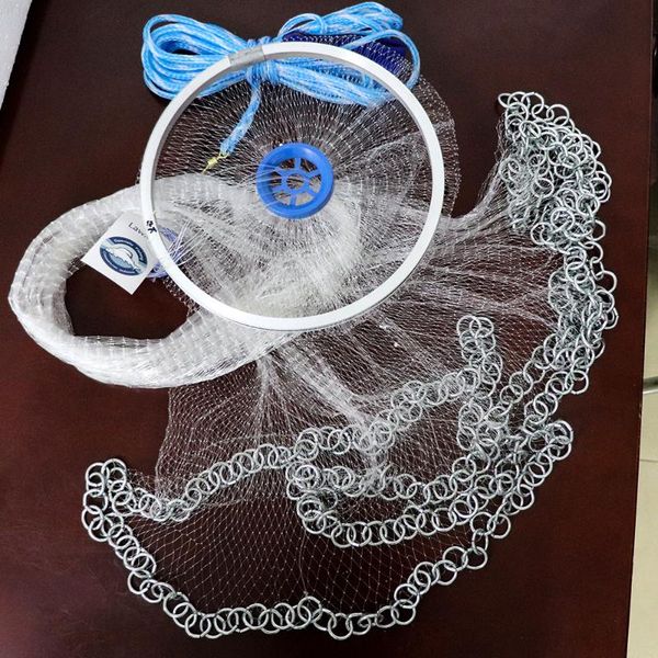fishing accessories hand fish casting net world network mesh 1*1cm iron pendant cast american style sports throw
fishing accessories hand fish casting net world network mesh 1*1cm iron pendant cast american style sports throw