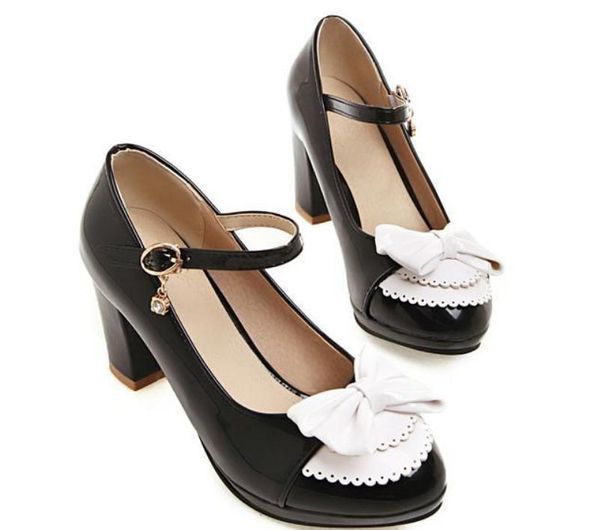 dress shoes 2021 spring and autumn with style fashion high heel coarse round head bowknot waterproof table women's, Black
dress shoes 2021 spring and autumn with style fashion high heel coarse round head bowknot waterproof table women's, Black